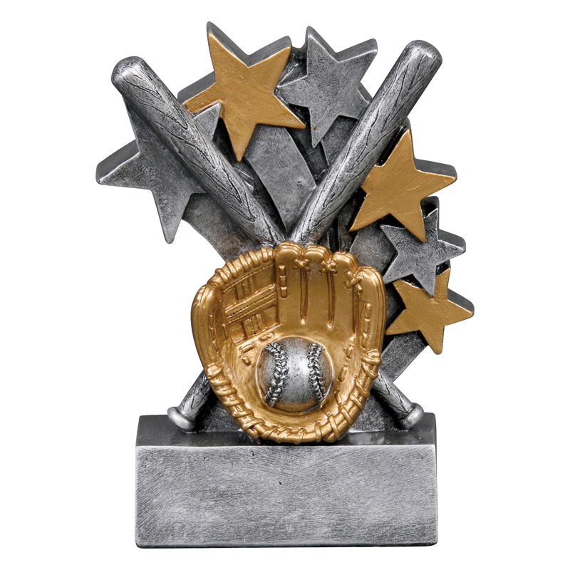 4.75in Star Blast Baseball Resin
